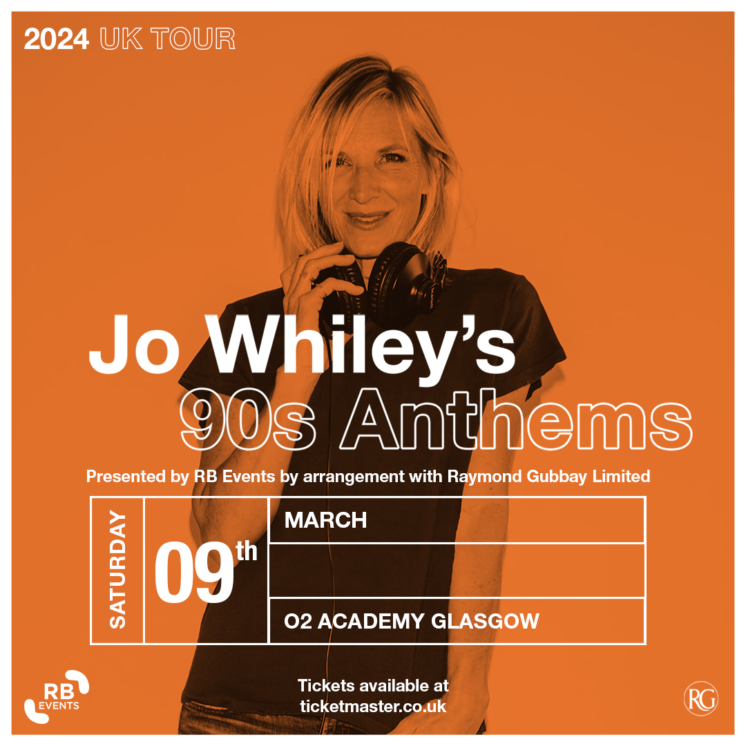 RB Events Jo Whiley's 90s Anthems Glasgow 2024